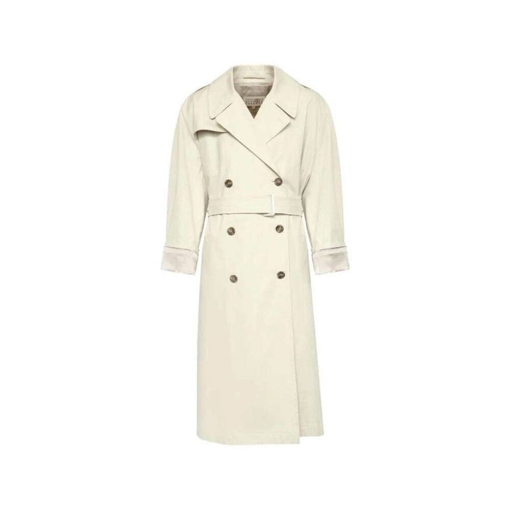 Mm6 Maison Margiela Women Cotton Twill Trench Coat